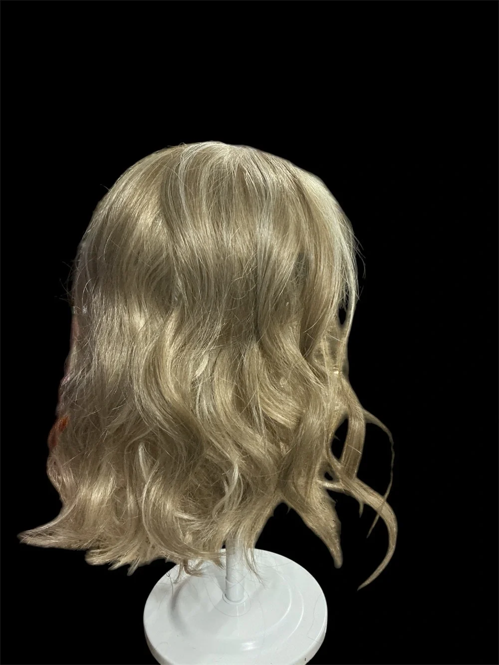 Blonde Wavy Women's Wig with Bangs CSC Marseille Couture Honey